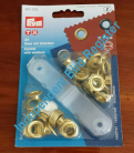 PRYM 8MM HEADS WITH EYELETS - 24 PIECES